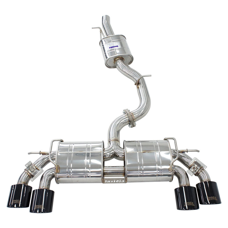R400 "Signature Edition" Valved Cat Back Exhaust w/Oval Black Tips - VW Golf  R Mk7 14-20