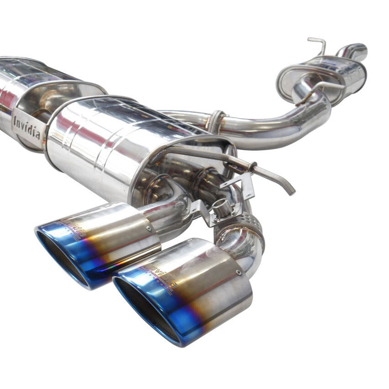 R400 Valved Cat Back Exhaust w/Oval Ti Tips - Volkswagen Golf R MK7