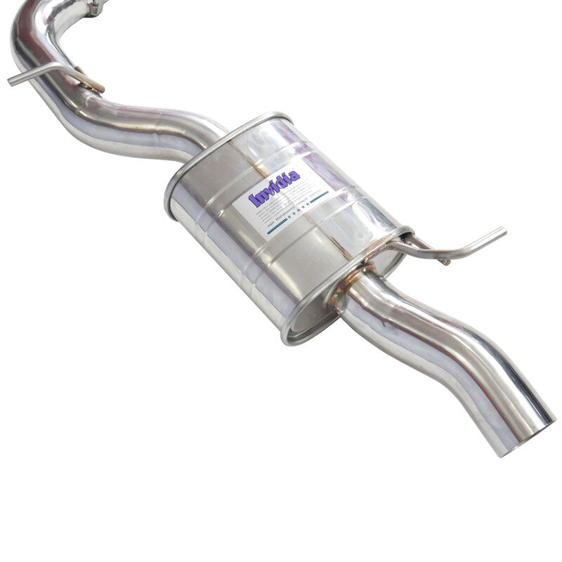 R400 Valved Cat Back Exhaust w/Oval Ti Tips - Volkswagen Golf R MK7
