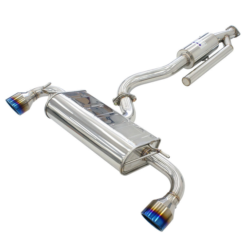 Q300 02 Back Catless Exhaust Ti Tips for Toyota GR Yaris XPA16R