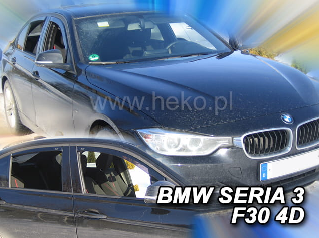 Slim-line Weather Shields - BMW 3 Series F30 2011-2018