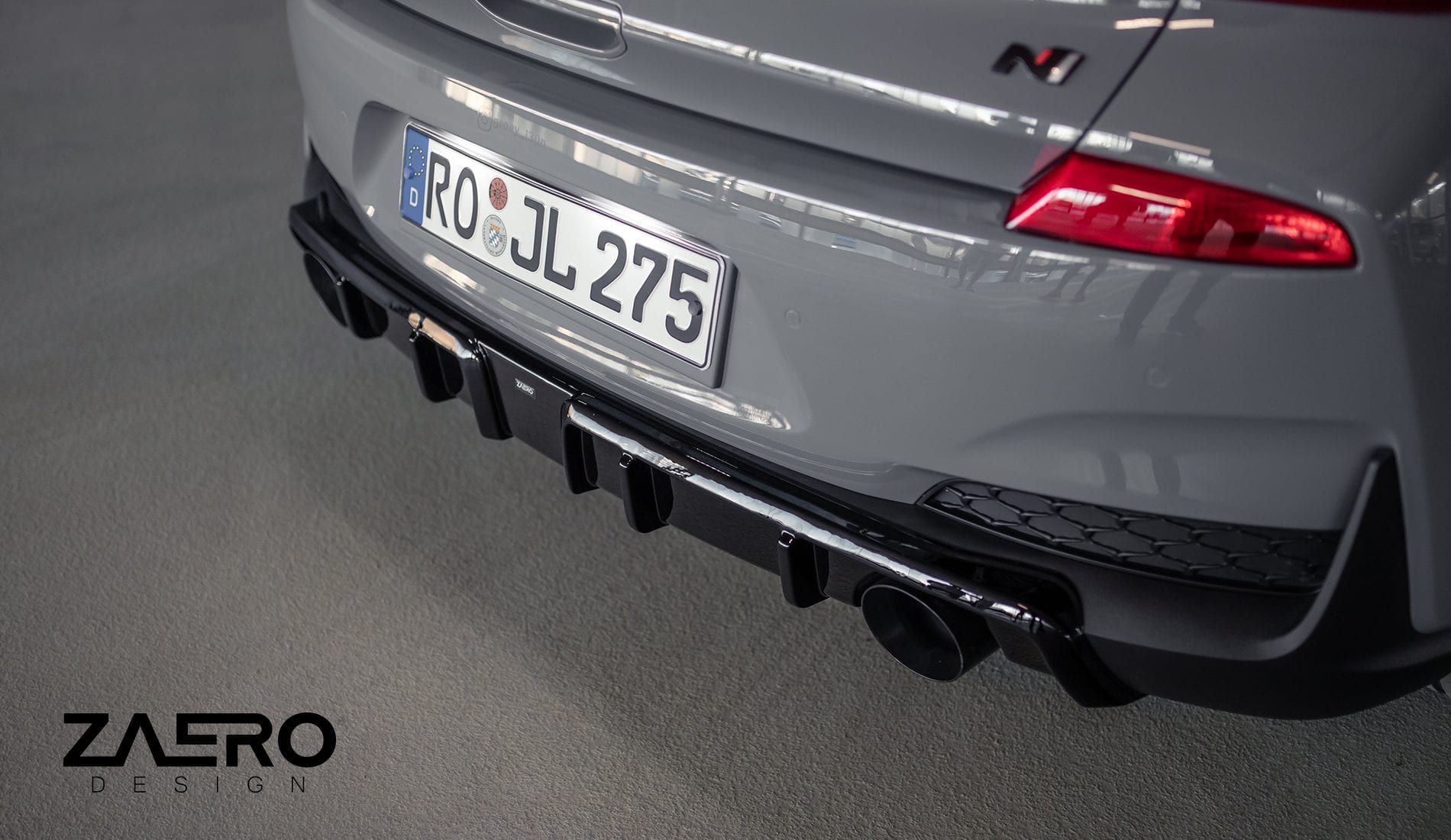 EVO-1 Rear Diffuser for Hyundai i30N Hatch 2018-2020