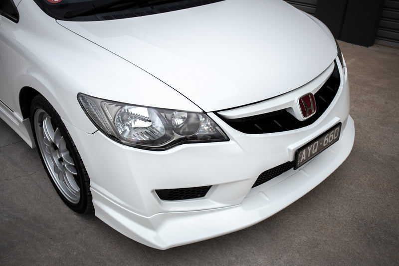 Mugen / Type R Style Front Lip for 06-12 Honda Civic FD (Suits Zero Offset Type R Kit)