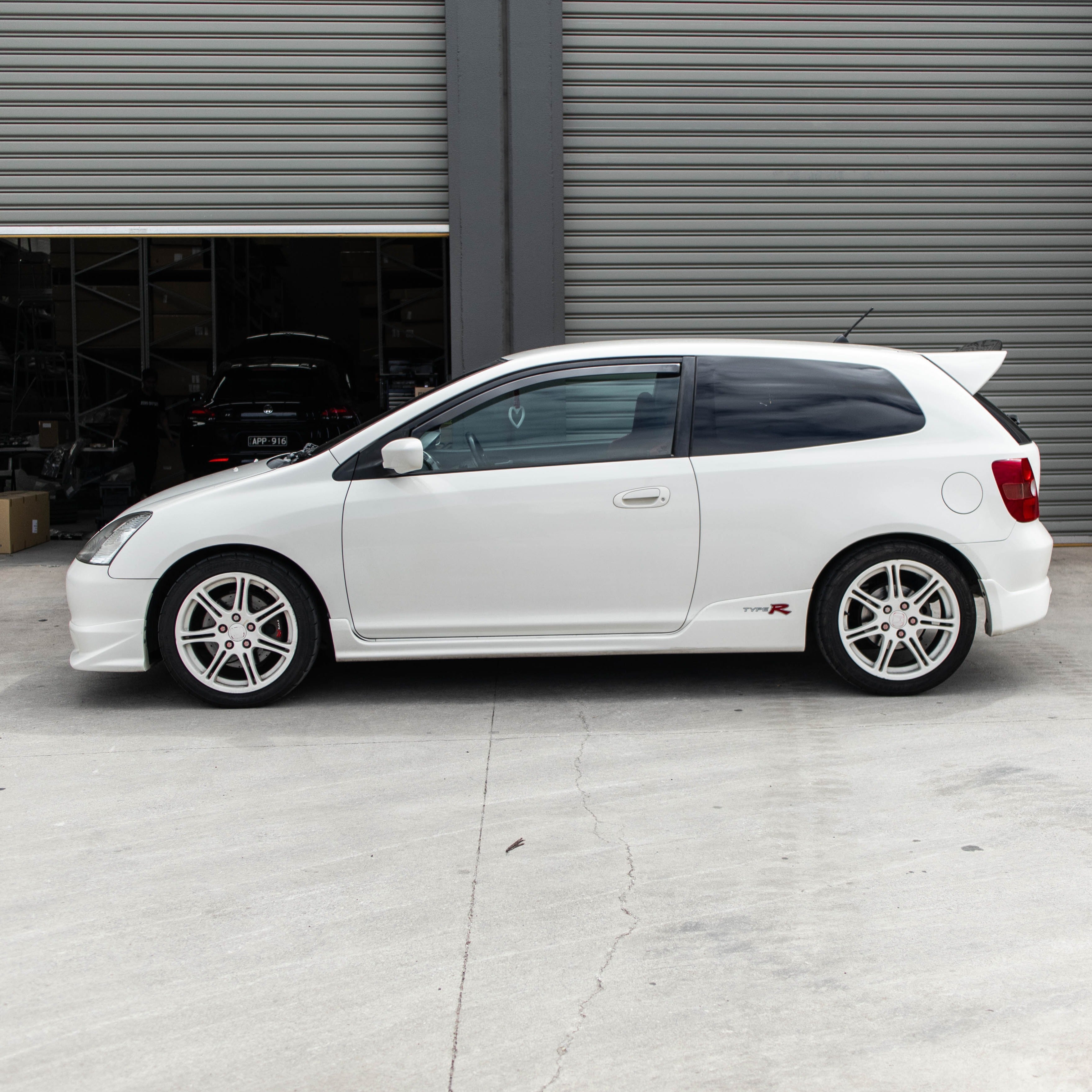 Slim-line Weather Shields - Honda Civic EP3 3 Door 02-05