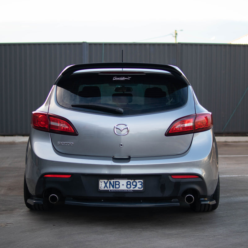 MP Spoiler Extension Gurney Flap for 10-12 Mazda 3 BL (Suits MPS Spoiler)