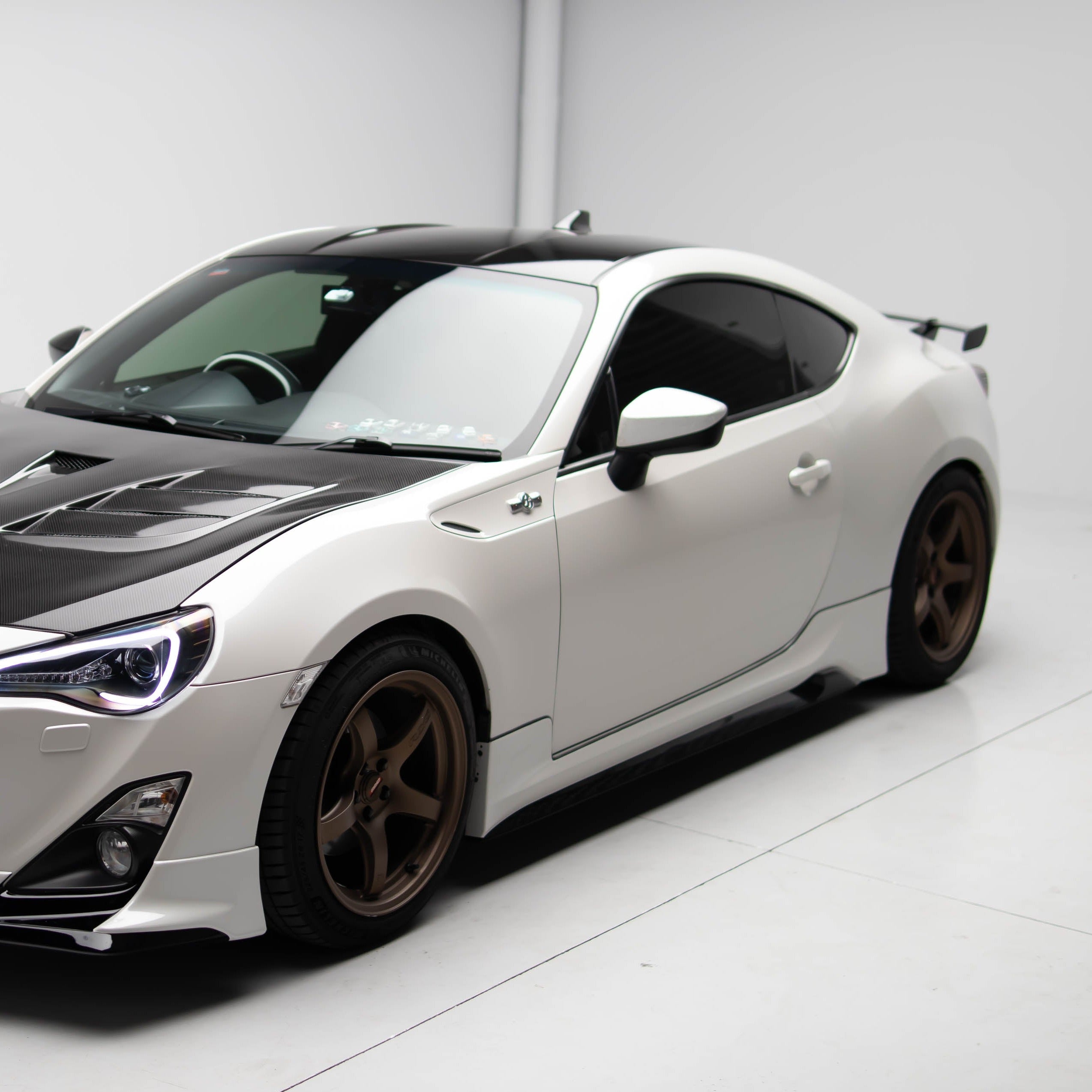 TRD V2 Style Side Skirts for Toyota 86 (ZN6)/Subaru BRZ (ZC6) 2012-2021