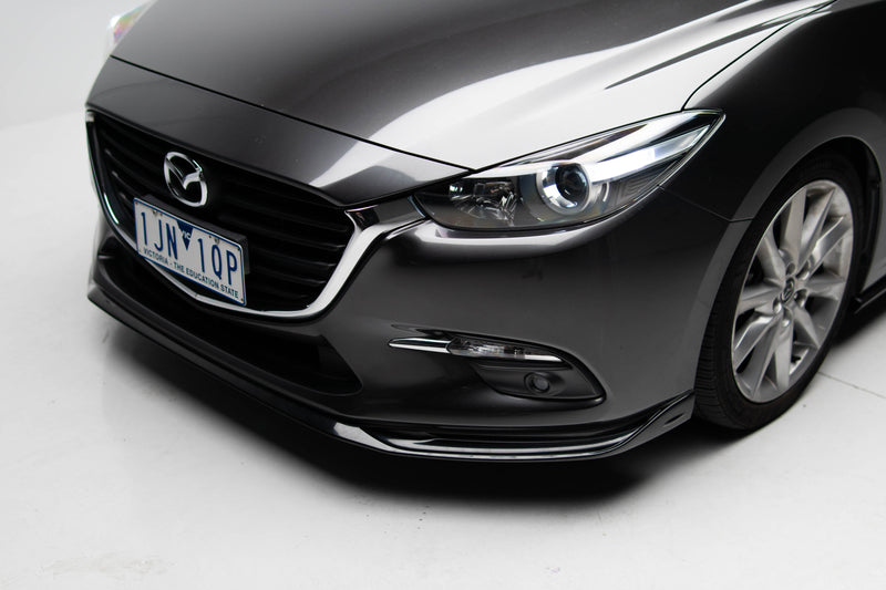 Kuroi Style Front Lip for 17-18 Mazda 3 BN