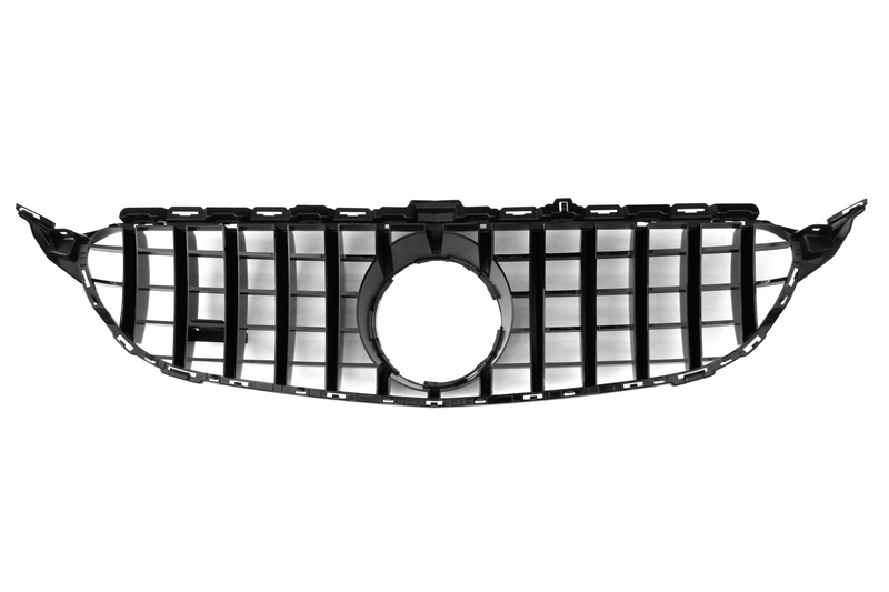 AMG Panamericana Style Grille for Mercedes C Class (AMG Line) C205/W205 15-18 - Silver