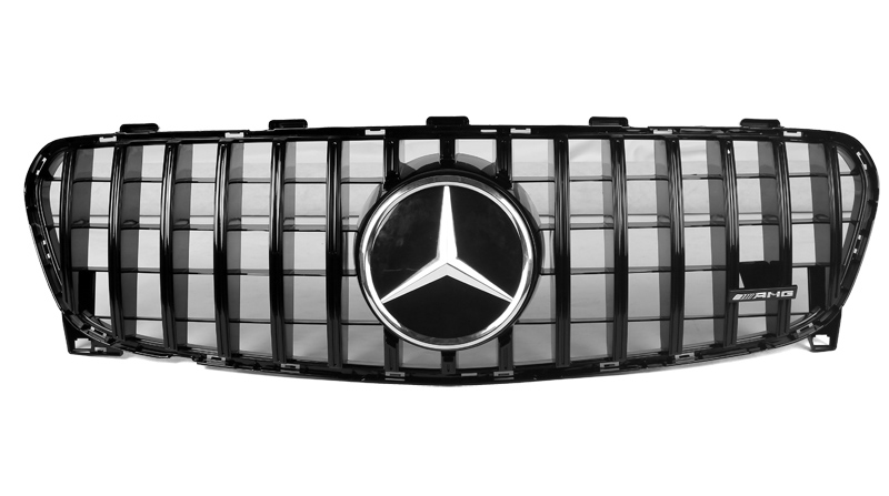 AMG Panamericana Style Grille for Mercedes GLA X156 17-19 - Black