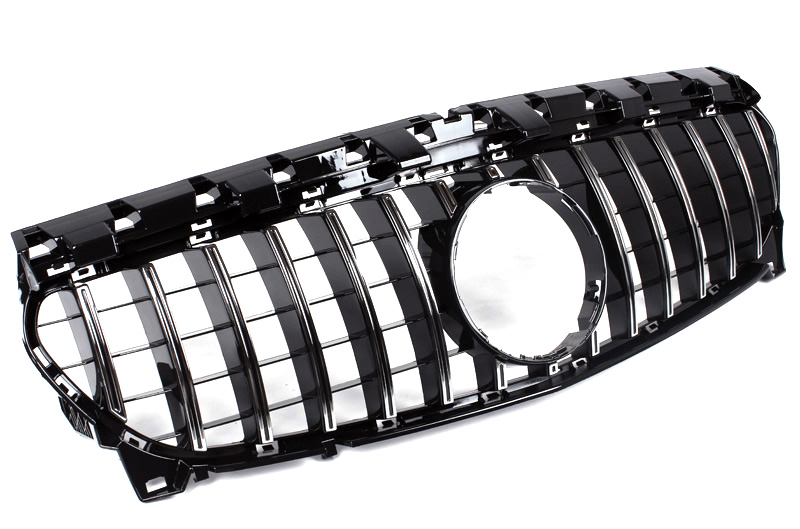 AMG Panamericana Style Grille for Mercedes-Benz CLA C117 / X117 - Silver 2017-2019