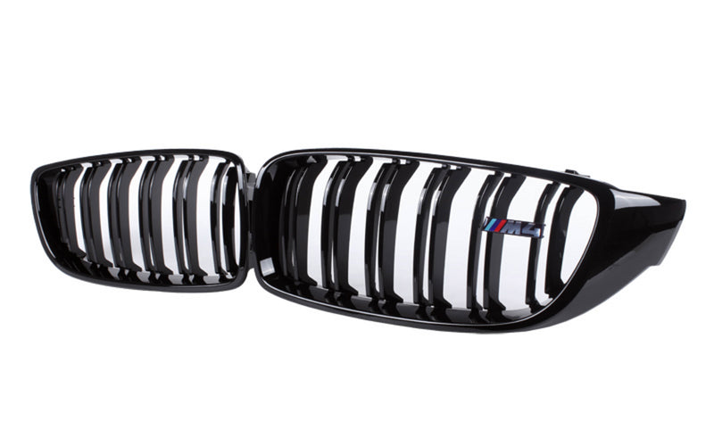 M Performance Gloss Black Grill (Dual Slat) For BMW 4 Series F32 F33 F37 / M3 M4 F80 F82 F83 13-20