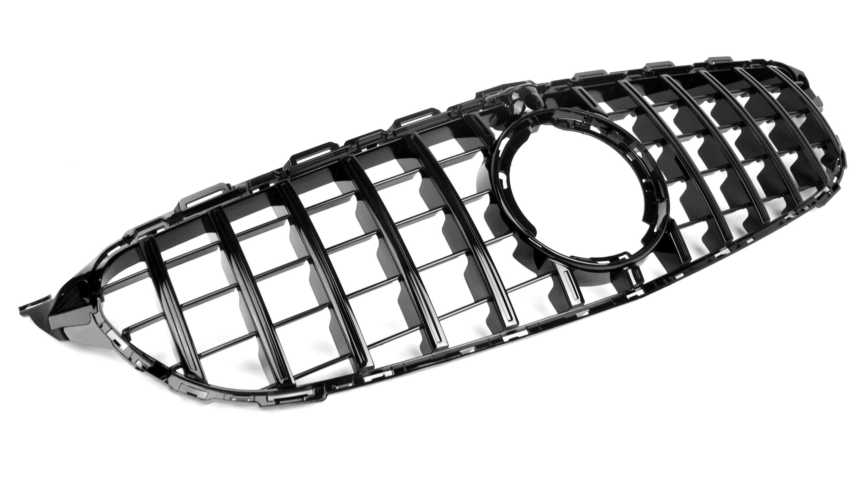 AMG Panamericana Style Grille for Mercedes-Benz  C Class (AMG Line) C205/W205 2019-2022 - Black