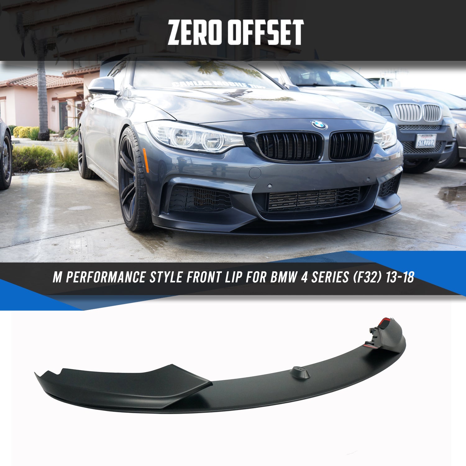 M Performance Style Front Lip for BMW 4 Series (F32) 13-18