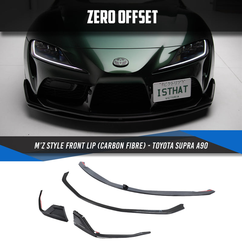M'Z Style Full Splitter Kit (Carbon Fibre) for Toyota Supra A90