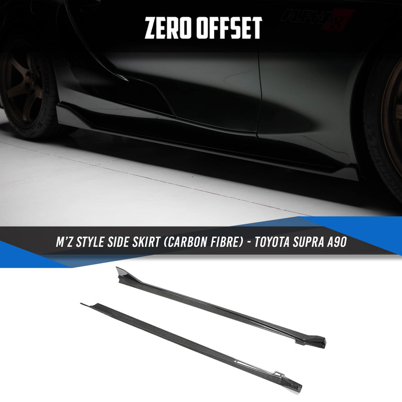 M'Z Style Side Skirts (Carbon Fibre) for Toyota Supra A90