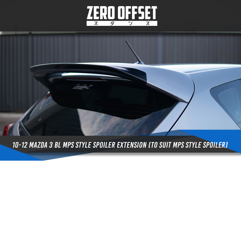 Mazda 3 BK MPS Rear Wing Extension