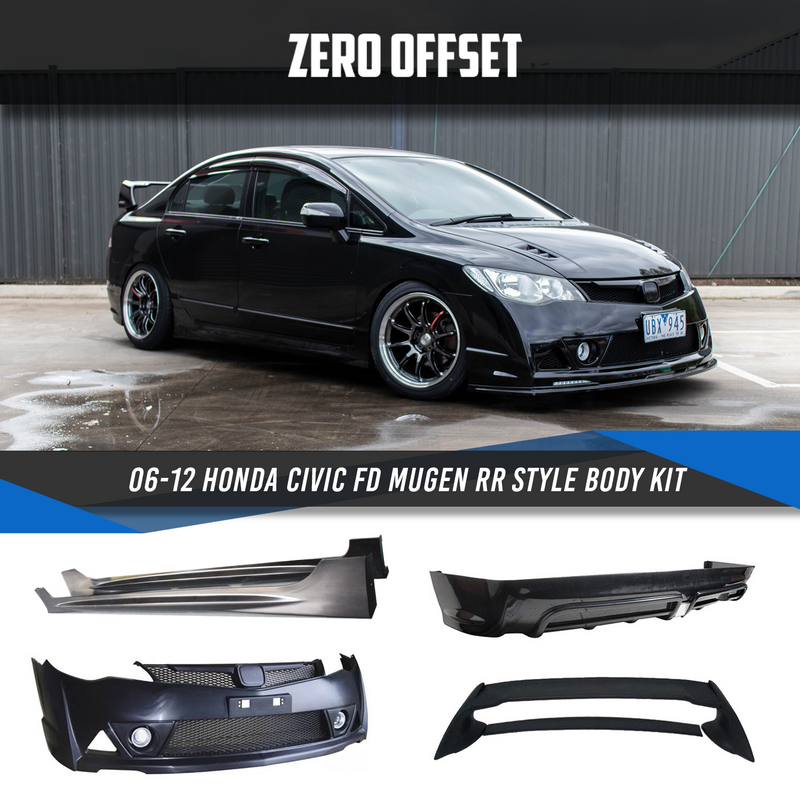 Kit de carrocería estilo Mugen RR para civic 2008 body kit Kit de carrocería estilo Mugen RR para
