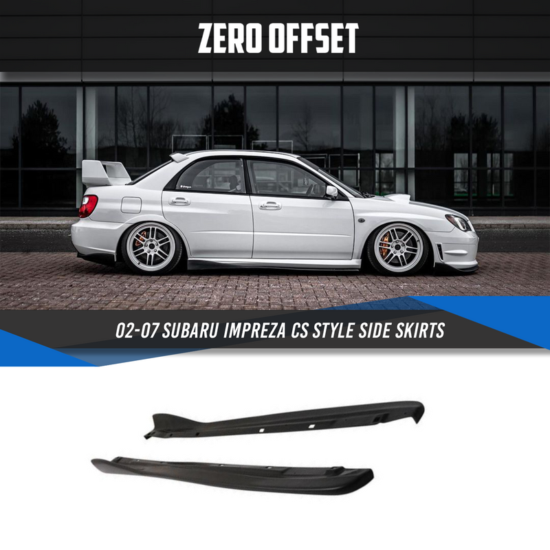 CS Style Side Skirts for 02-07 Subaru Impreza