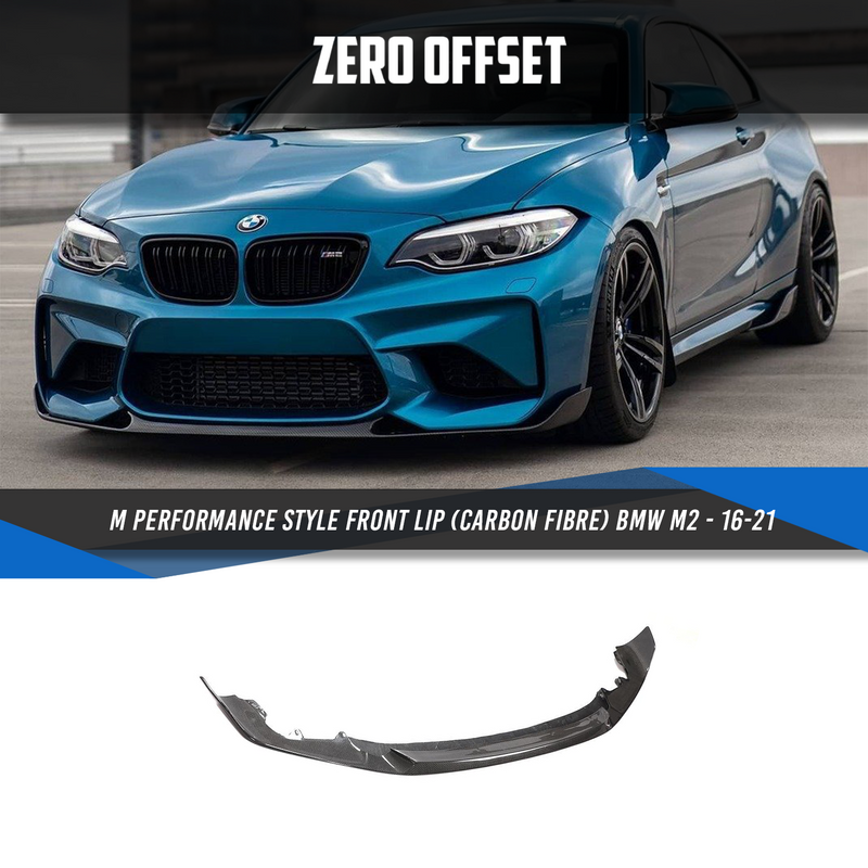M Performance Style Front Lip (Carbon Fibre) for BMW M2 16-18