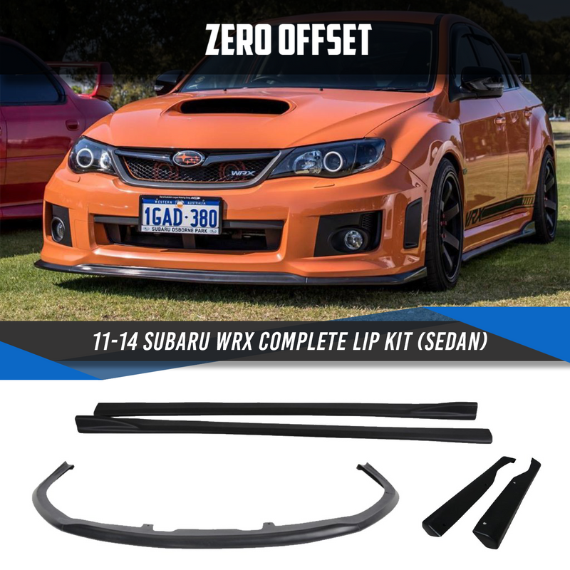 CS Style Full Lip Kit (Sedan) for Subaru WRX 11-14
