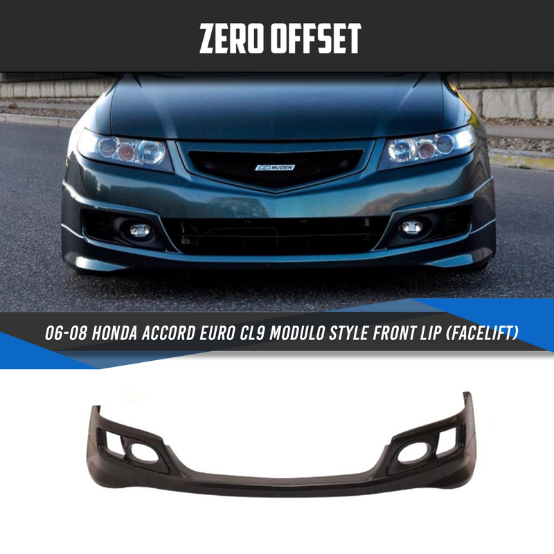 Modulo Style Front Lip for 06-08 Honda Accord Euro CL9 (Facelift)