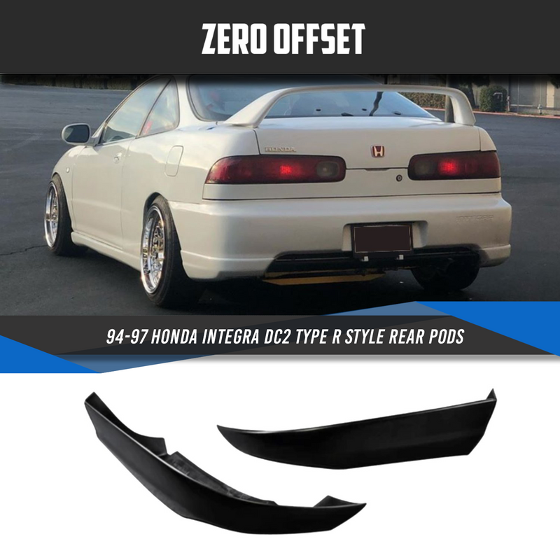 Type R Style Rear Pods for 94-97 Honda Integra DC2