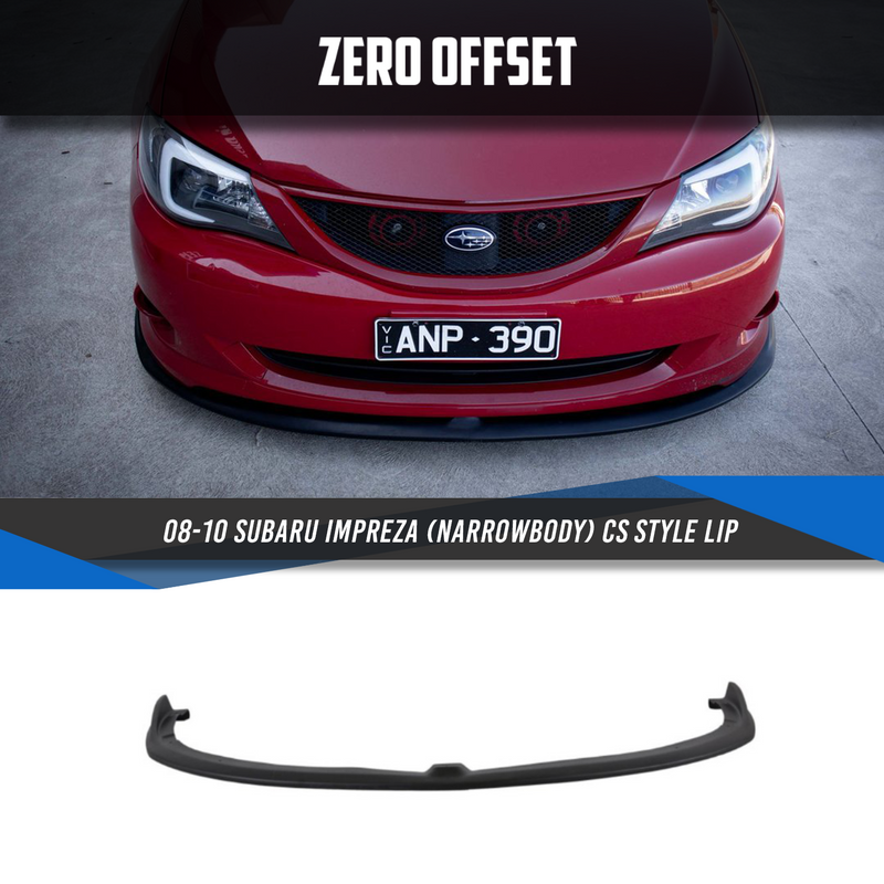 CS Style Front Lip for Subaru Impreza (Narrowbody) 08-10