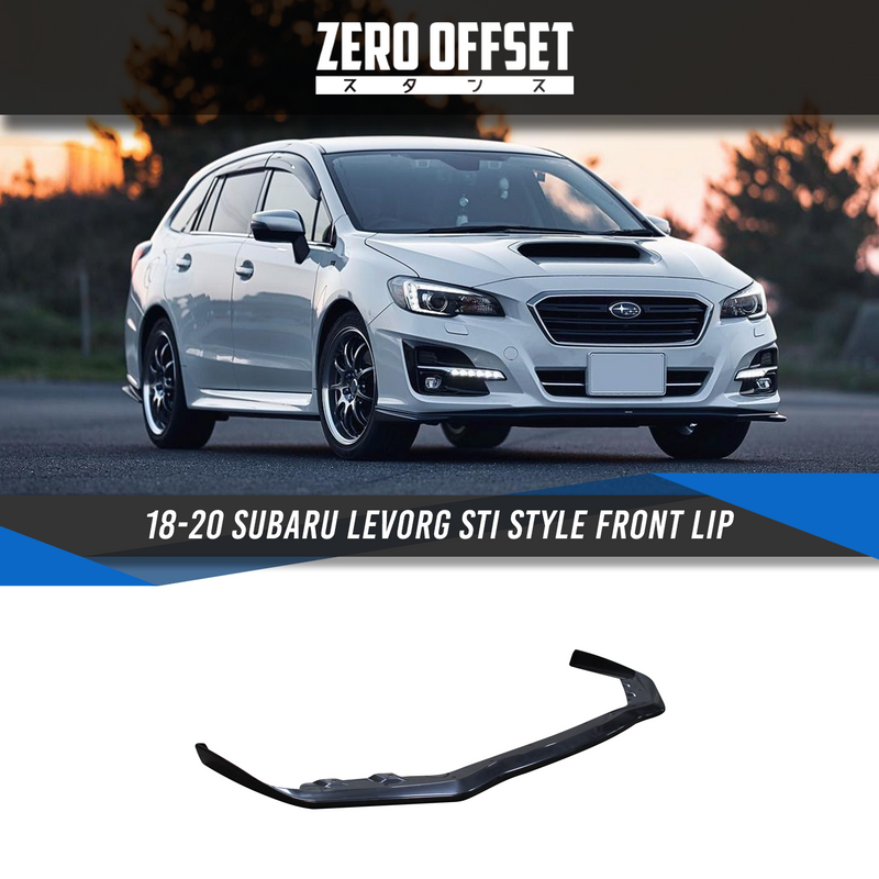 STI Style Front Lip for Subaru Levorg (Standard Bumper) 18-21