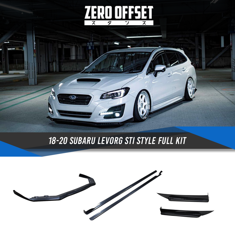 STI Style Full Kit for Subaru Levorg (Standard Front Bumper) 18-21