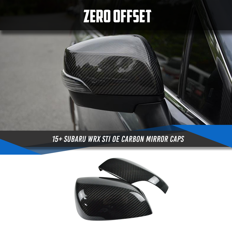 Dry Carbon Mirror Covers for Subaru WRX STI VA / Levorg V1 14-21