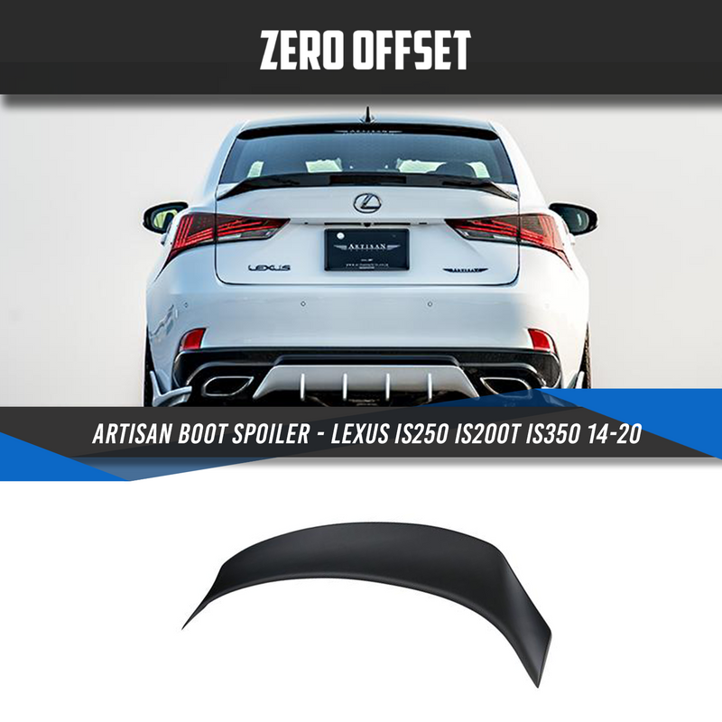 Artisan Style Boot Spoiler for Lexus IS250 IS200T IS350 14-20