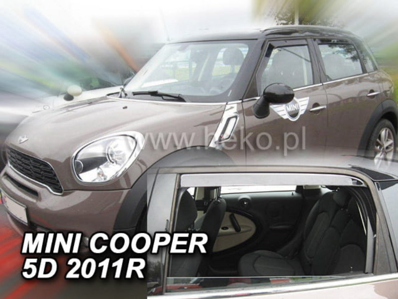 Slim-line Weather Shields - Mini Countryman Copper 5 Door 11-14