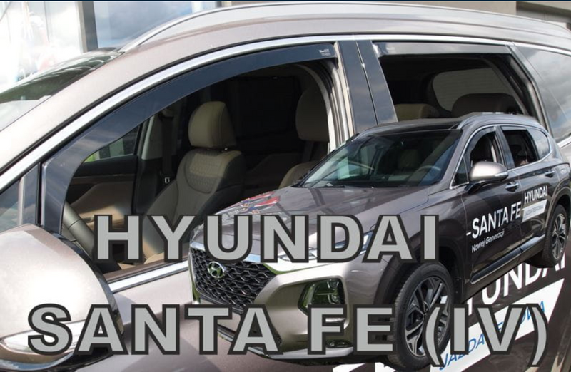Slim-line Weather Shields - Hyundai Santa Fe MK4 5 Door 18+