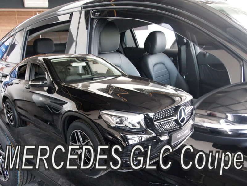 Slim-line Weather Shields - Mercedes GLC C253 5 Door Coupe 17+