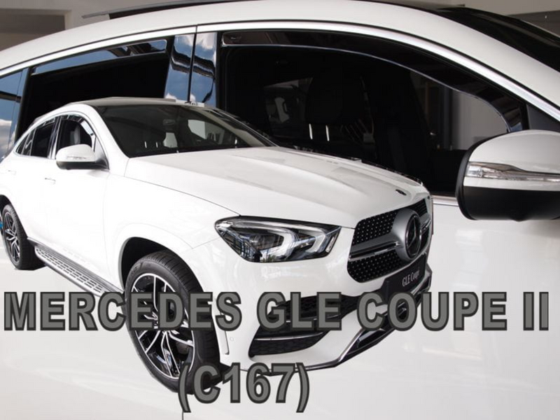 Slim-line Weather Shields - Mercedes GLE C167 5 Door Coupe 19+