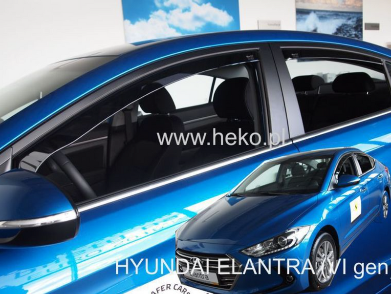 Slim-line Weather Shields - Hyundai Elantra MK6 4 Door 2016+