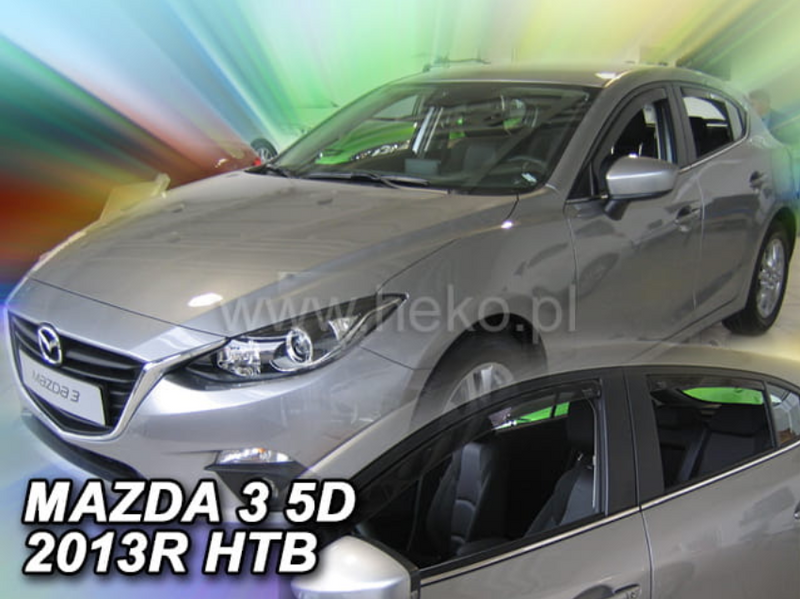 Slim-line Weather Shields - Mazda 3 BN/BM Sedan/Hatch 13-18