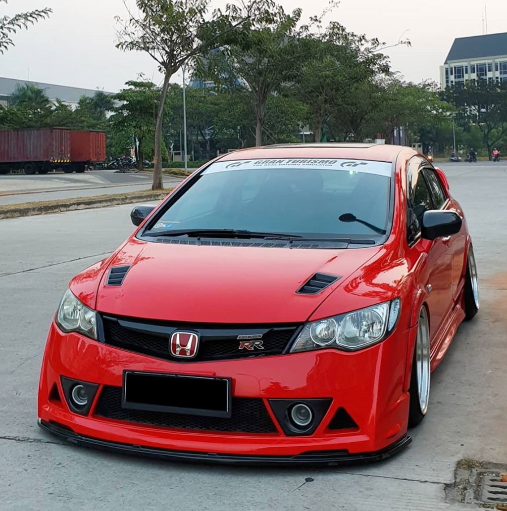 Mugen RR Style Fender Flares (BLACK) for 0611 Honda Civic FD