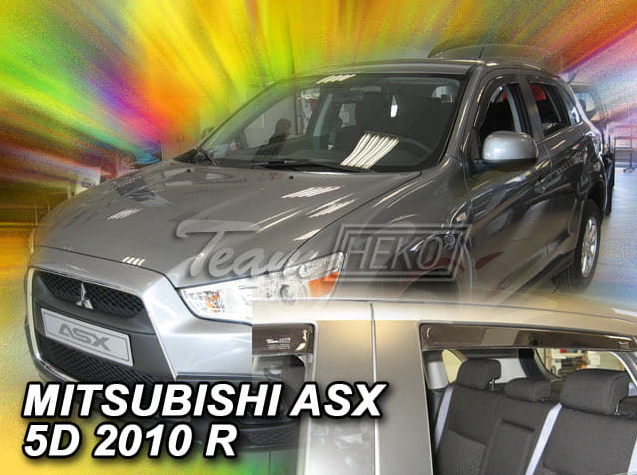 Slim-line Weather Shields - Mitsubishi ASX 5 Door 10+