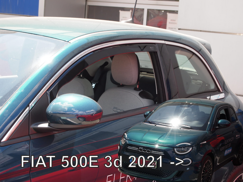 Slim line Weather Shields Fiat Abarth 5003