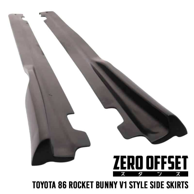 Rocket Bunny V1 Style Side Skirts for 12-21 Toyota 86 (ZN6)/Subaru BRZ (ZC6)