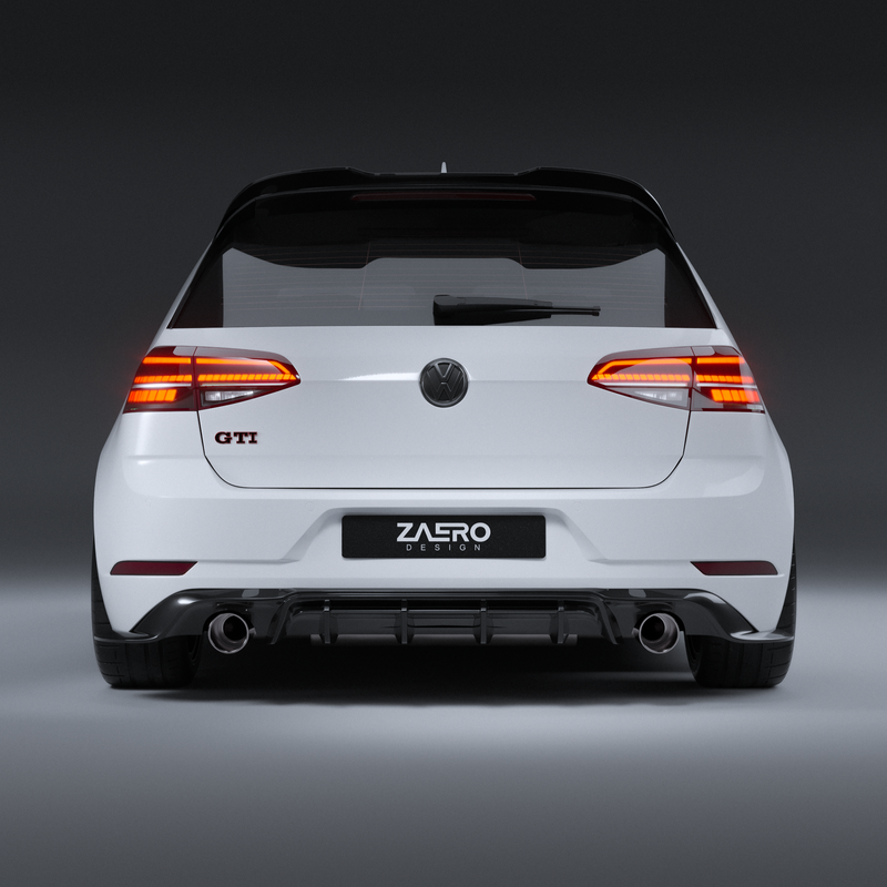 EVO 1 Rear Diffuser for VW Golf GTI MK7.5 18 21