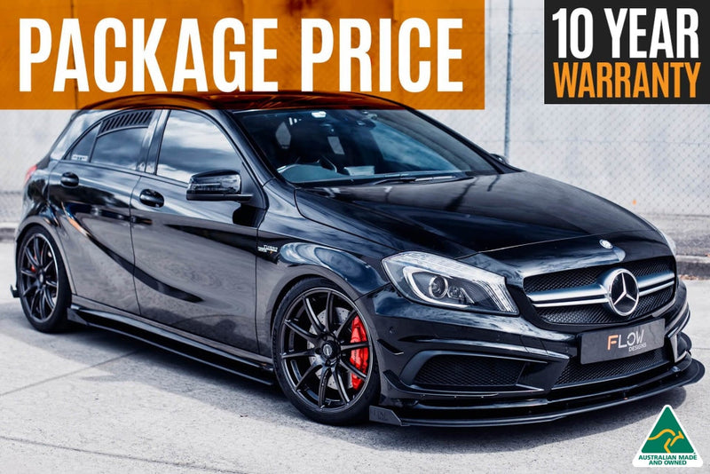 A45 AMG W176 (PFL) Front/Side Splitters & Rear Diffusers