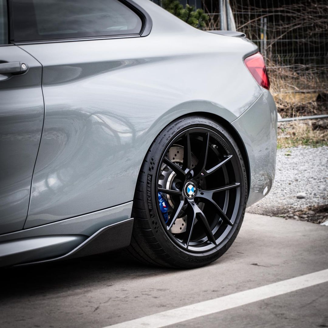M Performance Style Side Skirt / Winglet Pre-Pregged Dry Carbon Fiber for BMW M2 F87 16-21